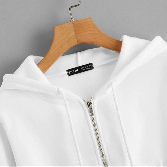 Kangaroo Pocket Zip Up Hoodie - Picture 3 of 4